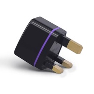 2PCS Universal UK Power plug adapter Travel Adapter plug converter