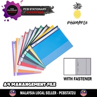 PVC A4 Management File Extra Thick / Assorted Colour - 1Pc File A4