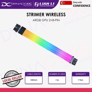 Lian Li STRIMER WIRELESS ARGB GPU 2x8pin Extension Cable - 2 x 8 Pin