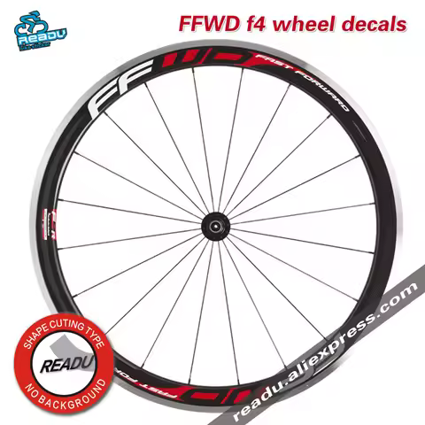 Hot Outdoor Bicycle Sticker FFWD f4 Road Bicycle Wheel Group Stickers Suitable For 38/40 Rims for Tw