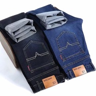 Summer Denim Jeans Men Straight Stretch Regular Jeans for Man Black Classic Vintage Mens Pant Big Si