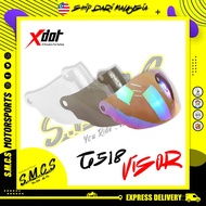 XDOT G518 Visor Siang Malam Rainbow / Smoke / Clear VISOR XDOT LASER INDEX AXN LTD TSR MVSTAR MDH SW