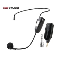 Taffstudio Wireless Mic Uhf Rechargeable Call Center Headband Wireless Microphone - Hxw021