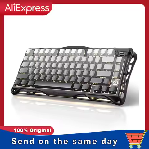 GravaStar Mercury K1 75% Wireless Mechanical Gaming Keyboard Aluminum Alloy Gasket Compact Custom Ho