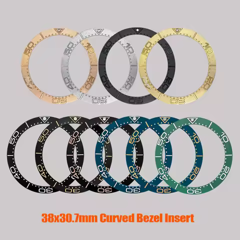 38x30.7mm Ceramic Bezel Insert Seamaster 300 Watch Case Bezel Ring Fit for SRPD Seamaster 300 Watch 