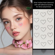 [TOOTIE] Carnival Face Stickers - New hollow five-pointed Y2K 3D Face Jewelry Crystal Diamond DIY St