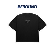 Boxy t-shirt "777" 250gsm 100% cotton, 250gsm, cool and thick