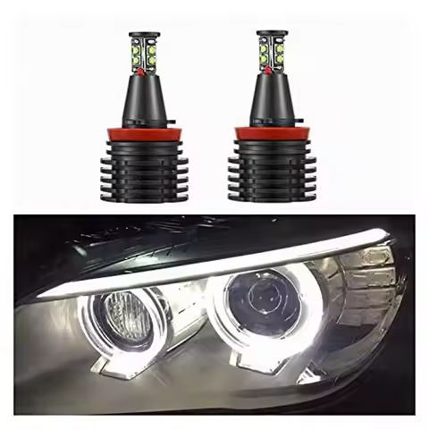 A23 H8 LED Error Free 120W 6000LM Fit CREE Chips Angel Eye Marker Light Bulbs for BMW E90 E92 E82 E7