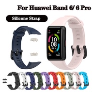 Soft Silicone Sport Band Strap for Huawei Band 6 Smart Wristband Bracelet Replacement Strap for Huawei Watchband 6 Honor Band 6
