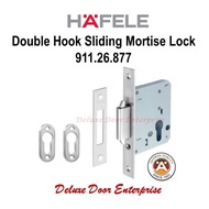 Hafele Double Hook Sliding Mortise Lock 911.26.877 / Sliding Door Lock