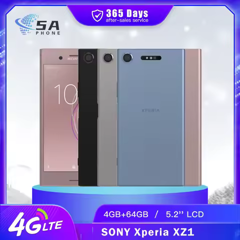Sony Xperia XZ1 G8341 G8342 S0-01K Original Unlocked Octa-core 5.2" 64GB4GB Snapdragon Cellphone 19M