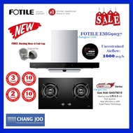 FOTILE EMG9037 Chimney Hood + GHG78215 Built-in Gas hob