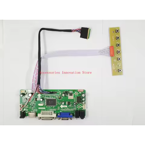 New Monitor Kit N156B6-L0B Rev.C1 N156B6 L0B Rev C2 HDMI+VGA+DVI 1366X768 LCD LED Screen Controller 
