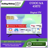 Google TV Coocaa 43Z72 LED Smart TV Android COOCAA 43 Inch 43Z72 DVBT2