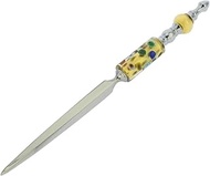 GlassOfVenice Murano Glass Letter Opener - Gold Millefiori