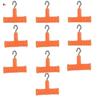 LANHUMY 10 Pcs Hook Fishing Baiting Rig Tool, Stainless Steel T Shape Handle Fishing Baiting Rig Too