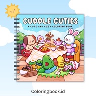 Cuddles Cuties Coloring Book Cuddles Cuties 200gsm very thick children's Coloring Book