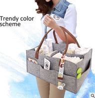 Kaiguang non-woven felt cloth diaper bag large capacity felt Mummy bag out felt felt diaper bag storage bag