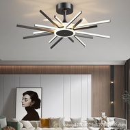 Lamp Nordic Lamp Integrated Ceiling Bedroom Luxury Hall Ceiling Fan Lamp Living Room Dining Room Fan