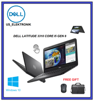 LAPTOP PELAJAR DELL 3310 INTEL CORE I5 GEN 8 TOUCHSCREEN RAM 8GB/256SSD OS WINDOWS 10 PRO BERGARANSI