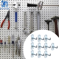 Gazechimp 10X Pegboard Shelf Hooks ,Practical Holders Hanging ,Pegboard Attachment, Display Wall Hoo