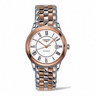 Longines Men's Watch Army Flag Series Calendar Gold Watch Steel Band Mechanical Watch L4.974.3.91.7