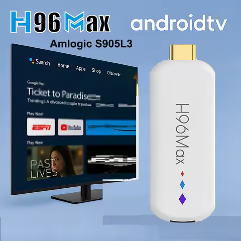H96 Max M20 Amlogic S905L3 Android TV Stick Quad Core 4K Video 2T2R WiFi with Voice Assistant Remote