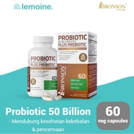 Bronson Probiotic Plus Prebiotic 50 Billion CFU 60 capsules