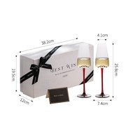 White Wine Glass Set Pair of Red Wine Glass Gift Box