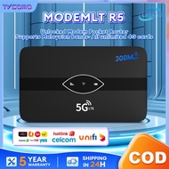 4G/5G Pocket WiFi Router Modem 300Mbps 4G LTE Wireless Router 2100mAh Broadband Wide Coverage