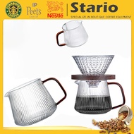 {Xiaoyi Coffee} Stario Coffee Drip Set, Coffee Dripper, Coffee Dripper, Coffee Dripping Pitcher, Coffee Brewing Set, Coffee Pot, Dripper 350ML-500ML - 0201149