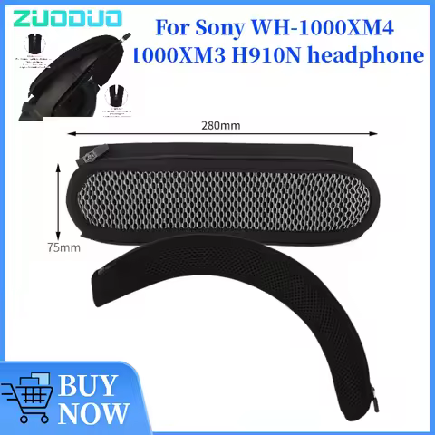 ZUODUO Headband Cover For Sony WH-1000XM4 1000XM3 H910N Headphones Protective Headband Case