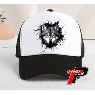 Wolf 3D Art Baseball Cap