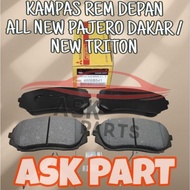 BRAKE PAD FRONT REAR BRAKE PAD ALL NEW PAJERO DAKAR TRITON 2016 UP 4605B541