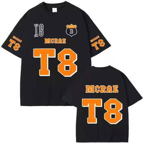2025 Singer Tate Mcrae T8 Music T Shirts Men's Women Vintage T-shirt Summer Cotton Oversized Short S