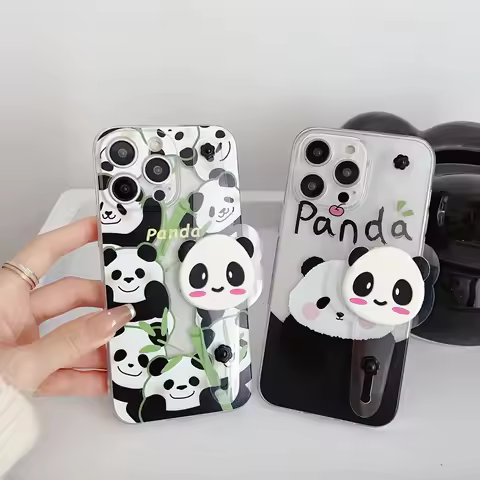 For Xiaomi 11T 12T 14T 15T Redmi A1 A3 A5 nfc 7 8 7A 8A 9 9T Note 7 8 9 bamboo panda Case Wrist Stra