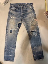 Levi's 501 T 日本製造501 CT Levi's Taper 日本製造 vintage jeans w31藍色洗水牛仔褲517 606 501 502 517 LVC 502 66501 