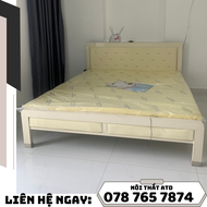 Giường sắt hộp đẹp giường ngủ sắt hộp 4x8 ngang 1m4 1m6 1m8 giường cao cấp sắt hộp dày dặn giao hàng