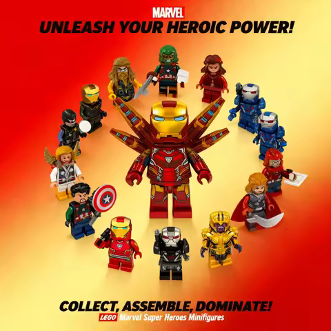 Marvel Building Blocks Bricks 2026 Mini Action Figures Toys For Children Gifts Party