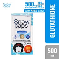 Snow Caps Glutathione 30's wFREE Snow Skin Whitening Soap