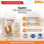 EASYSURE GCU Test Strips Blood Uric Acid, Cholesterol, Glucose MDA Approved Ready Stock Original