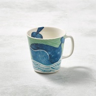 日本澤藍美濃燒｜海之島系列馬克杯-悠悠藍鯨