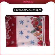 [Lohobby] Christmas Table Cloth Decoration Nordic Decorative Funny Rustic Table Cover for Buffet Din