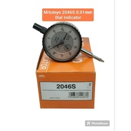 MITUTOYO 2046S RANGE 0.01mm DIAL INDICATOR MADE IN JAPAN