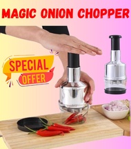 【SpendWithJoy】Kitchen Garlic Press Vegetable Garlic Onion Pressing Chopper Dicer Peeler Cutter Magic Onion Chopper 拍拍刀