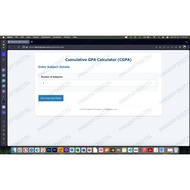 Cumulative GPA System (PHP – No Database Required)