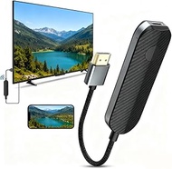 Wireless HDMI Display Adapter, 4k 1080p iOS Flix Stick Streaming Device, TV Movies Shows Receiver Mi