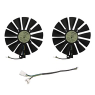 DC12V 95MM T129215SM Video Card Cooler Image Card Cooling Fan for ASUS STRIX RX470 RX570 RX580 GTX 1050Ti GTX1070TI 4Pin 13 Blade