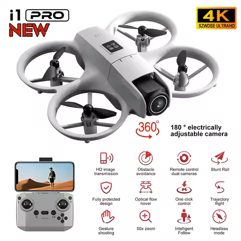 i1 PRO Mini Drone 4k Camera 180° ESC Optical Flow Positioning WIFI Aerial Photography Remote Control