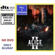 A2D12 ALlCE lN B0RDERLAND SEAS0N 2 (2022) [8 EPISODES] (2 DISCS) Japanese Action Drama - Bluray